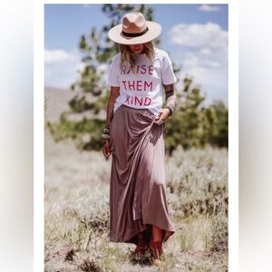 The Perfect Pocketed Maxi Skirt-Three Birds Nest. NWT. Size Medium.